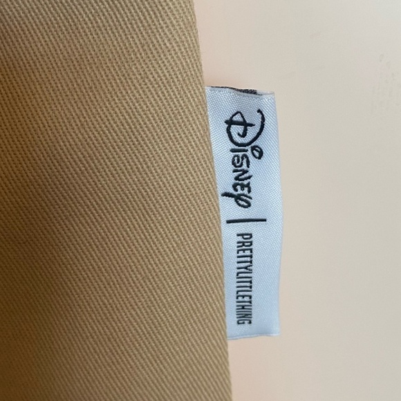 Disney x Pretty Little thing beige embroidered Mickey Mouse Vest. NWT - Picture 9 of 15